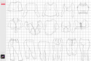 Procreate Plus Size Clothes Curved, a Brush Add-On by ArtPrintBabe (Thumbnail 3 of 4)