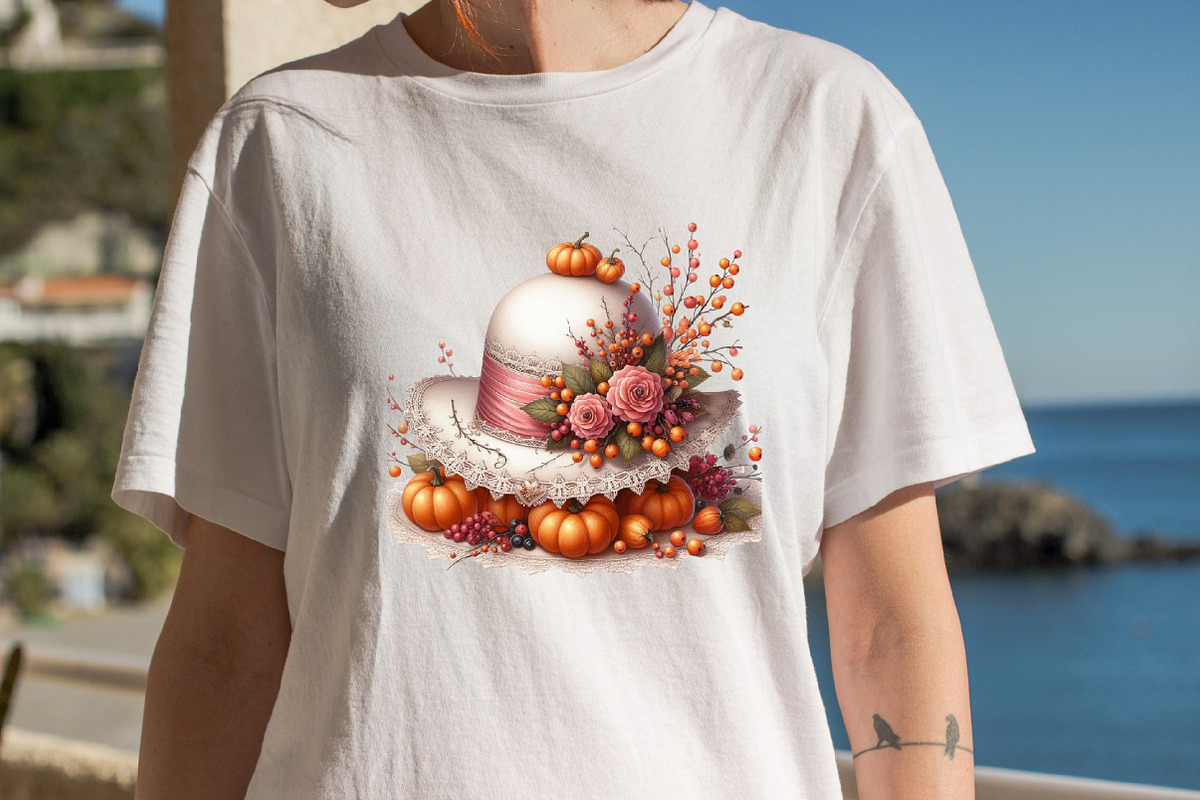 Hand-drawn Coquette Autumn Clipart, an Illustration by SVGArt (Photo 2 of 8)