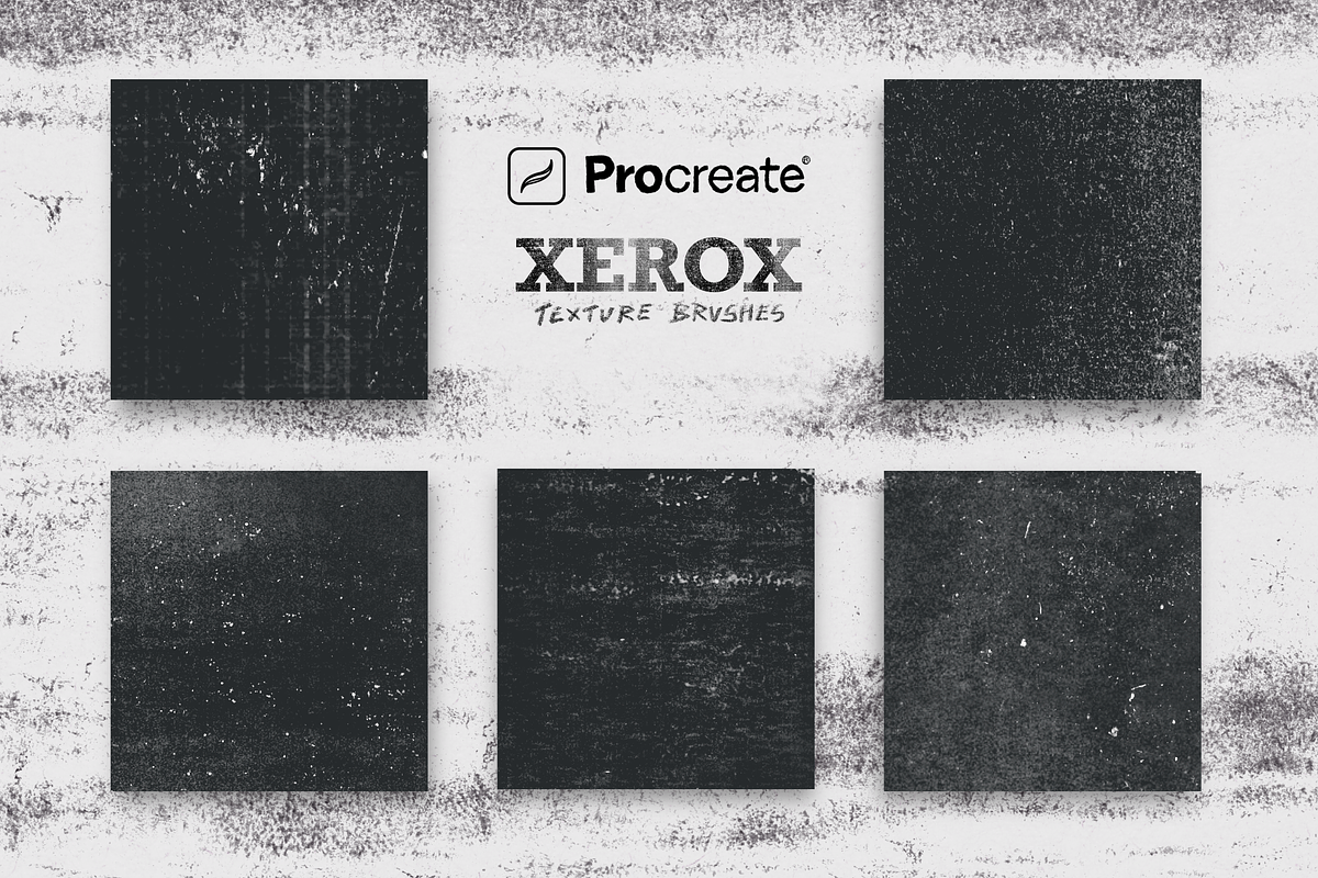 XEROX Brushes for Procreate, a Brush Add-On by wwowly (Photo 3 of 5)