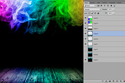 Room in the smoke, a Product Mockup by vovan (Thumbnail 3 of 3)
