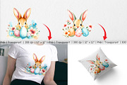Rabbit Peeking Clipart, a Graphic by Artnoy (Thumbnail 3 of 5)