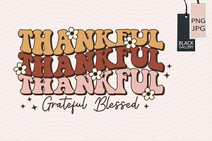 Retro Thanksgiving PNG Bundle