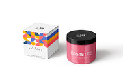 Cosmetic Jar Mockup, a Packaging Mockup by mockupbuys (Thumbnail 6 of 6)