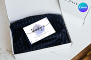 Thank you Card Canva Template, a Card Template by Visual Designs (Thumbnail 2 of 2)