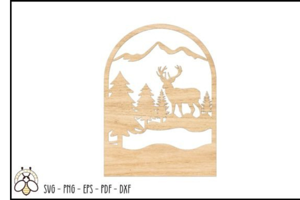 Laser Cut Christmas Cards, an Object Graphic by BeeCraftR (Photo 8 of 13)
