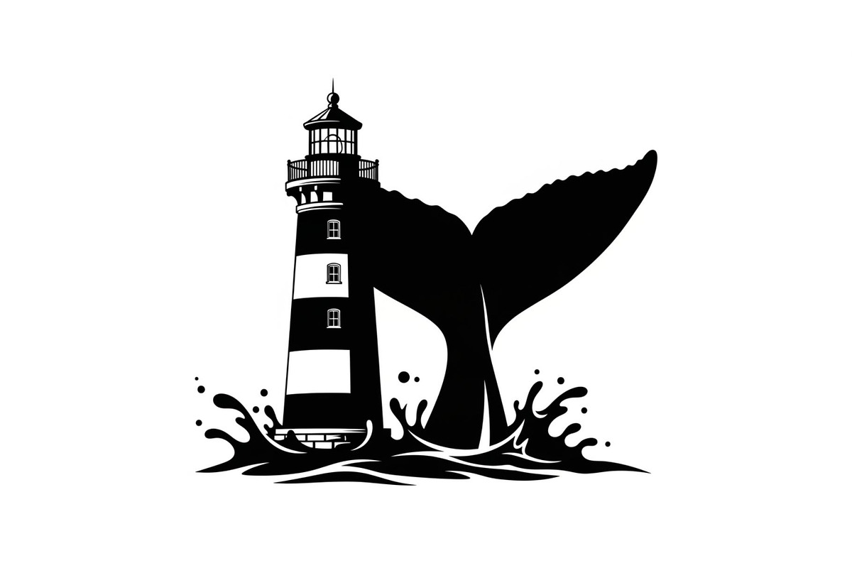 Whale Tail Lighthouse Bundle, an Object Illustration by yasushie (Photo 28 of 31)