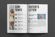 Fashion Magazine Design Layout, a Magazine Template by E-Type (Thumbnail 2 of 8)