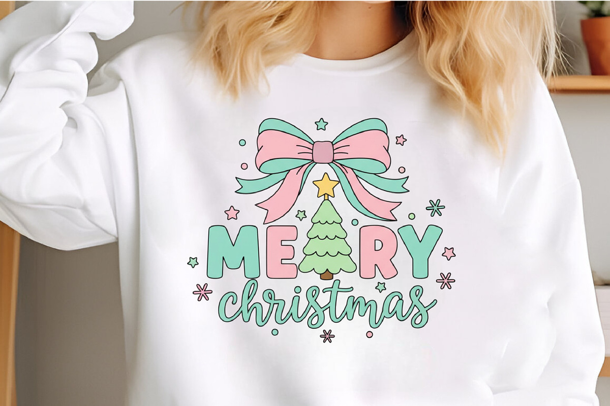 Merry Christmas Coquette Png, an Illustration by Craft Nest (Photo 2 of 6)