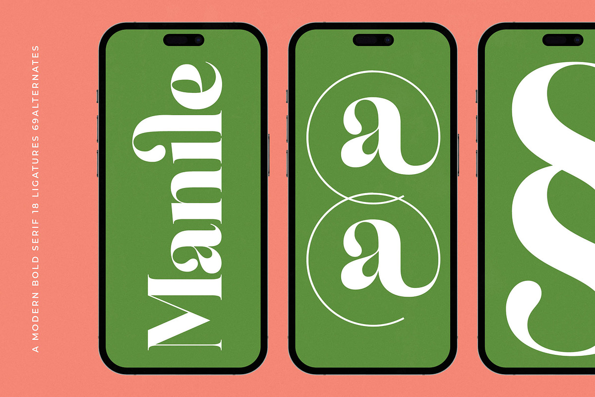 Manile Vintage Modern Bold Serif, a Serif Font by timelesstype.co (Photo 14 of 20)