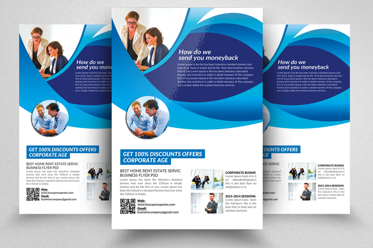 100 Business Flyers Mega Bundle, a Flyer Template by Design Up (Photo 62 of 100)