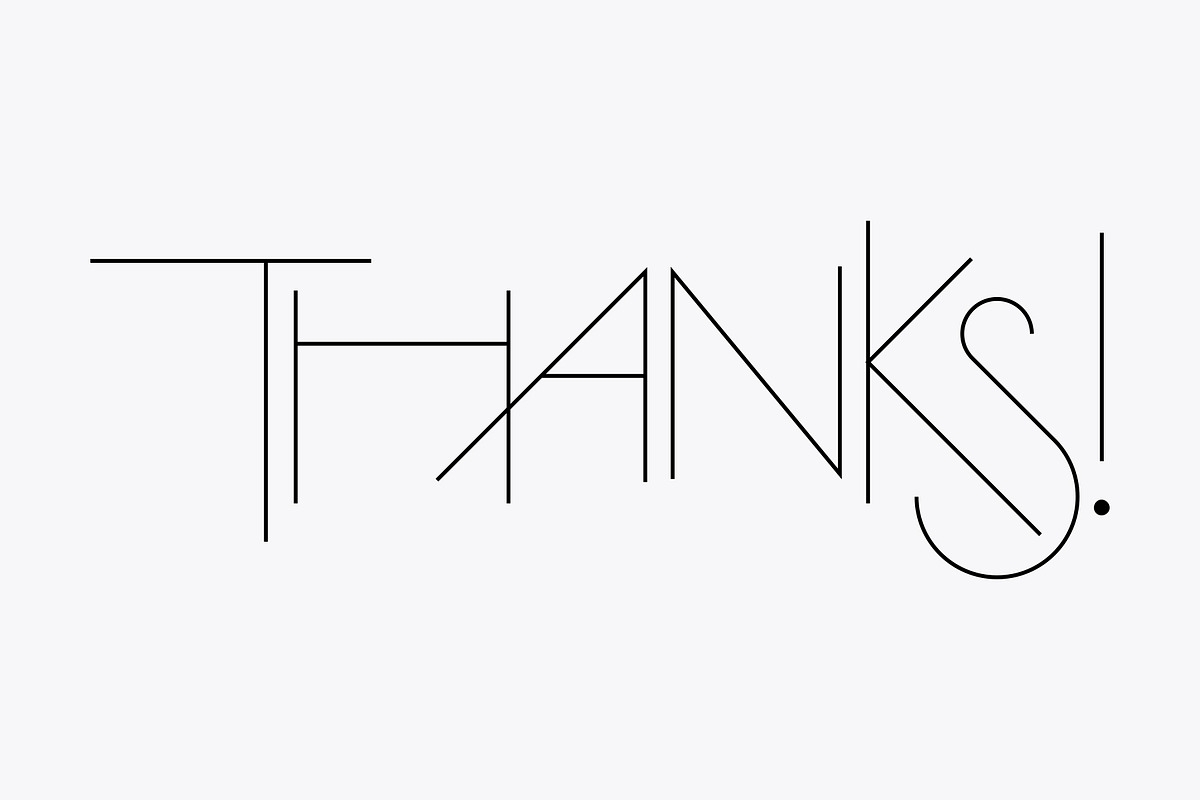 Srg Linear - Geometric typeface, a Sans Serif Font by Srg® (Photo 11 of 11)