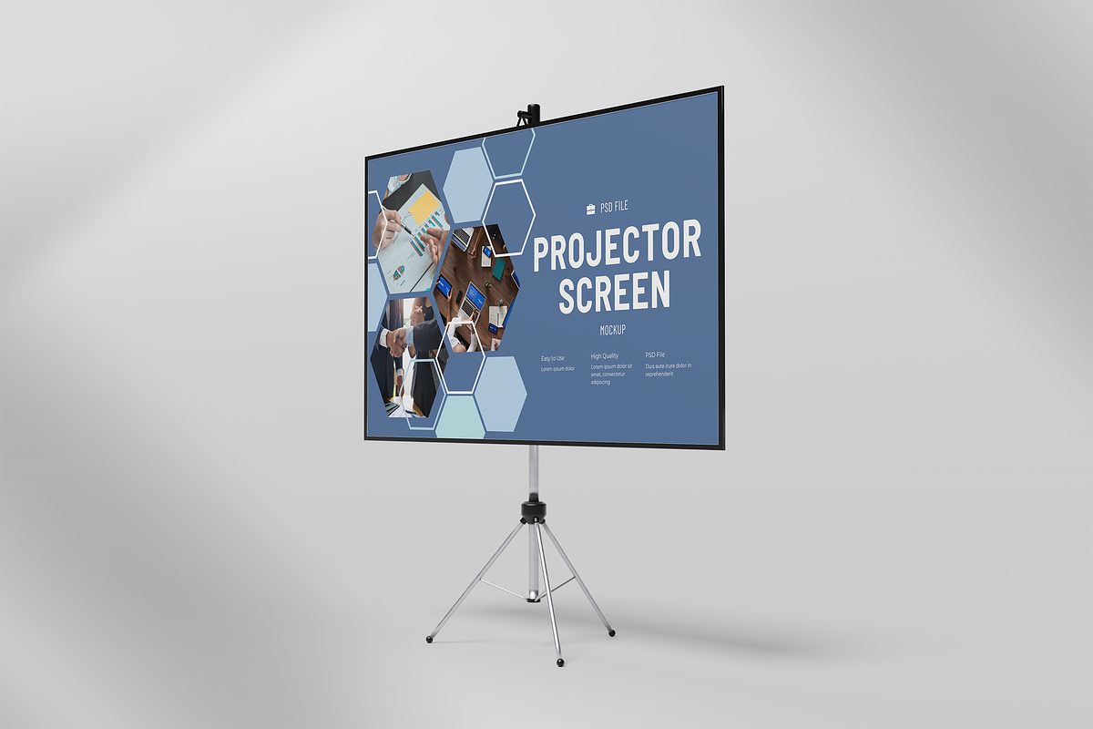 Projector Screen Mockup, a Wearable Device Mockup by xavier_studio (Photo 5 of 5)