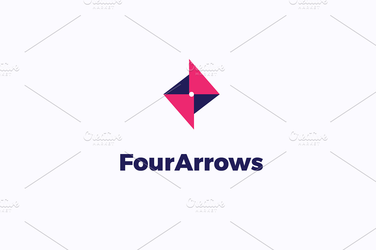 FourArrows logo, a Branding & Logo Template by MuzaInspires (Photo 1 of 4)