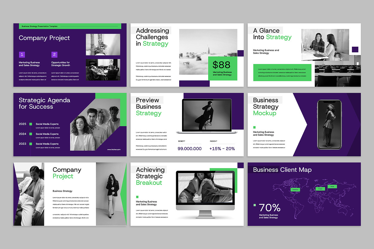 Business Strategy Google Slides, a Presentation Template by rgbryand (Photo 3 of 7)