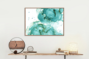 Blue Lagoon Alcohol Ink Textures, a Texture Graphic by Angela Roze (Thumbnail 8 of 9)