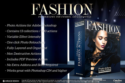Actions for Photoshop / Fashion