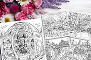 80 Sci-Fi Coloring Pages Bundle, a Brochure Template by LA Design (Thumbnail 7 of 10)