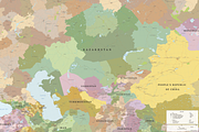 Political Map of Asia - Central Asia, an Education Illustration by Cartorical (Thumbnail 4 of 9)