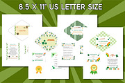 4 Leprechaun Letter&Certificate sets, a Print Template by Adalin Shop (Thumbnail 2 of 8)