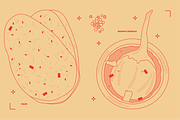 Indian Food Vector Illustrations, a Food Illustration by TheFoodAtlas (Thumbnail 9 of 15)