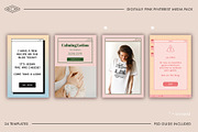 Digitally Pink Pinterest Media Pack, a Social Media Template by Tangerine Nation (Thumbnail 4 of 9)