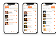 Food Delivery App - Figma & XD UI, a Templates & Theme by Basma Designs (Thumbnail 5 of 7)