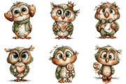 Whimsical Kawaii Valentine Owl PNG, an Illustration by CraftArtStudio (Thumbnail 5 of 6)