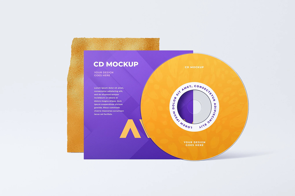 CD Mockup, a Product Mockup by zpackcreative (Photo 1 of 4)