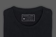 Tagless T-Shirt Label Mockup, a Shirt Mockup by Medialoot (Thumbnail 1 of 4)