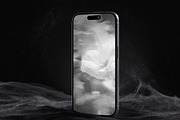 FLORAL Dusty Monochrome Backgrounds, a Background Graphic by Anzhelika (Thumbnail 3 of 10)