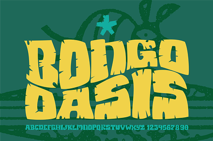 Bongo Oasis | Freaki Tiki Font, a Handwritten Font by Bend Industries