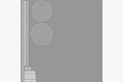 White Round Keychain 3D Model, an Object 3D Model by rebrandy (Thumbnail 6 of 9)