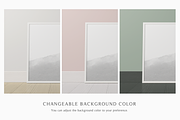 1x1 Square Frame Mockup on Floor, a Household Mockup by Lelu Art Design (Thumbnail 9 of 11)