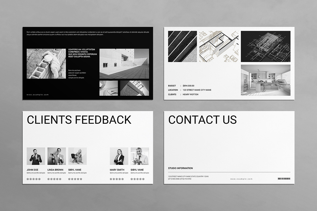 Architecture Portfolio Presentation, a Presentation Template by E-Type (Photo 4 of 4)
