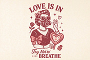 Funny Anti Valentine's Day Woman, an Illustration by DreamPrint404 (Thumbnail 1 of 7)