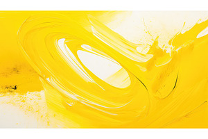 vibrant art yellow background ai, an Arts & Entertainment Photo by pikepicture