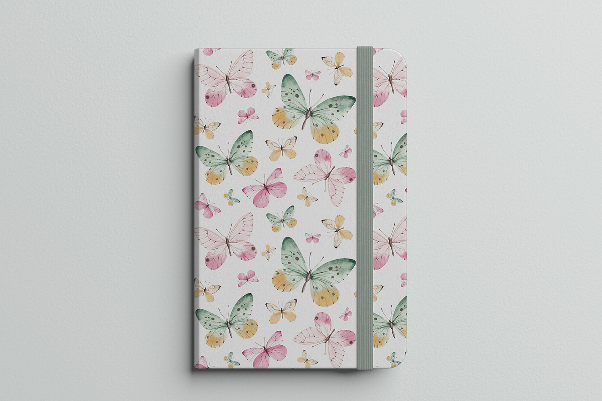 Watercolor Butterfly Set, a Texture Illustration by YuliyaArtGarden (Photo 9 of 9)