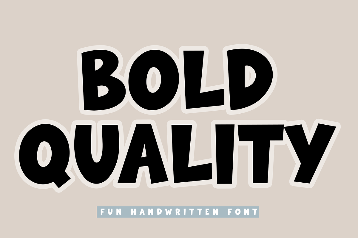 Bold Quality, a Script Font by InermediaSTUDIO (Photo 1 of 8)