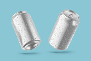 330ml 6 Metallic Can Mockups, a Product Mockup by Graphic Bird (Thumbnail 5 of 9)
