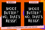 Grouchy Marks Handmade Font, a Handwritten Font by Maker Fonts (Thumbnail 6 of 13)