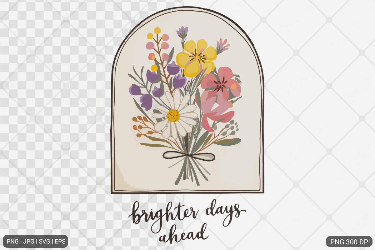 Boho Flowers Motivational Bundle, an Illustration by Actual Pixel (Photo 12 of 21)