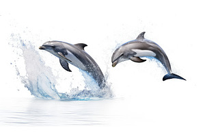 Synchronized dolphins photo, an Animal Photo by Aimagenarium@gmail.com