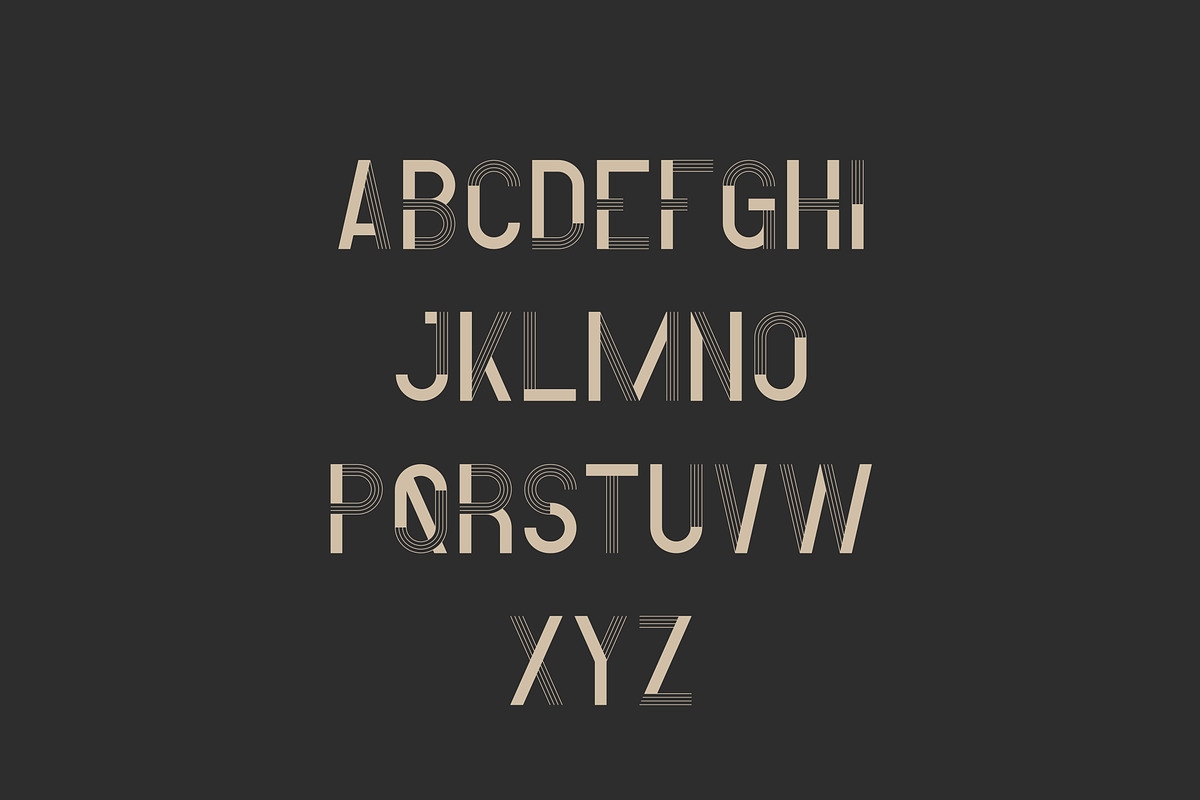 Minbus - Display font preview 3