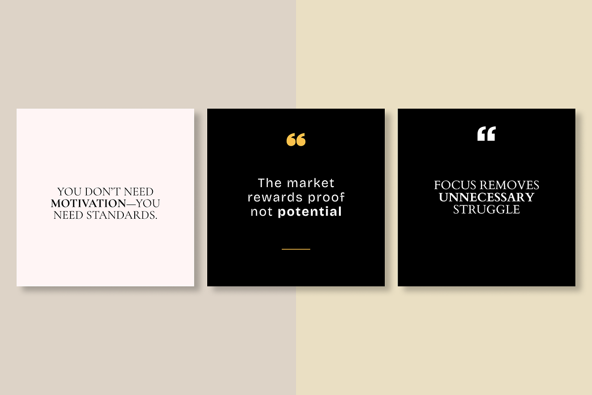 POSITIVE 50 INSTAGRAM POST TEMPLATE, a Social Media Template by RB Boutique (Photo 6 of 10)