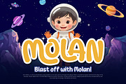 Olas Monto - Cartoon Display Font, a Handwritten Font by twinstd (Thumbnail 4 of 9)
