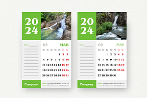 Canva Frame Wall Calendar 2024