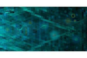 blue background mosaic. hand drawing, a Texture Illustration by Nenahliadava Design
