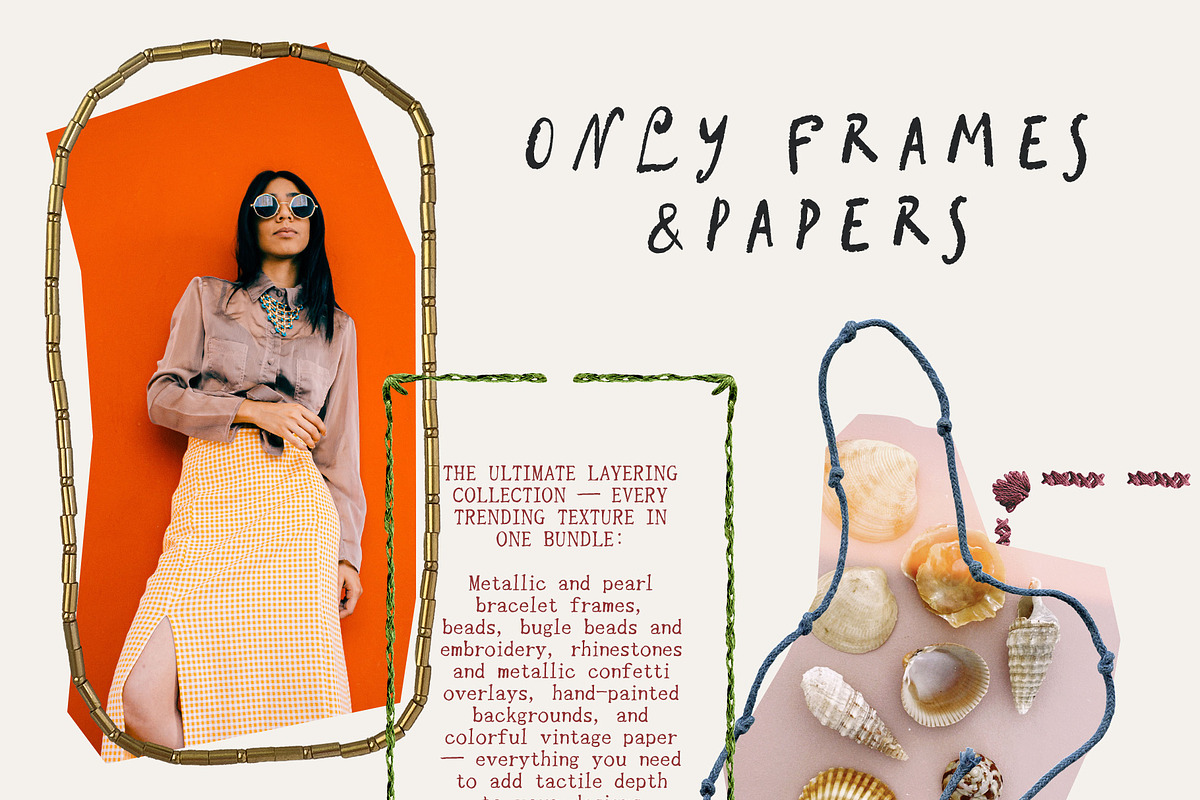 Only Frames Papers Collage Kit, an Object Graphic by Yuliya Derbisheva (Photo 3 of 12)