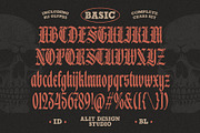 Master Rough Blackletter Typeface, a Blackletter Font by alit design (Thumbnail 9 of 17)