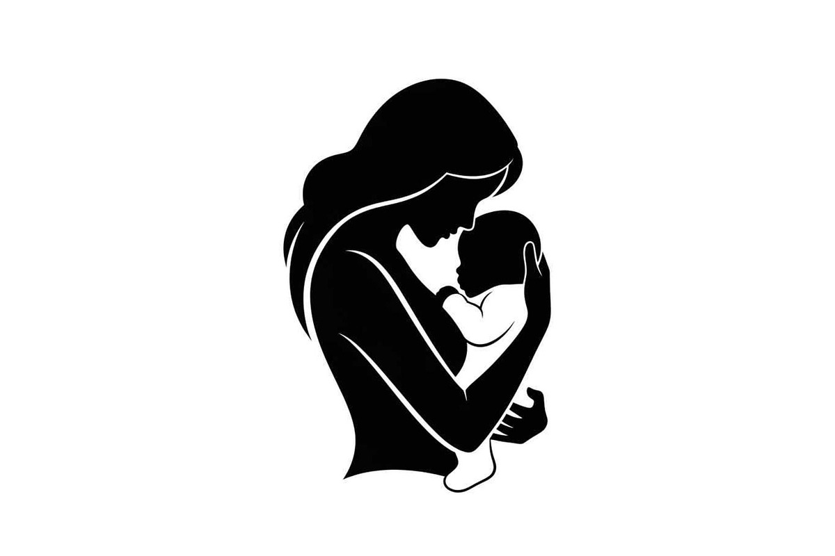 50 Mother and Baby Love Silhouette S, an Illustration by Designs_River (Photo 11 of 51)